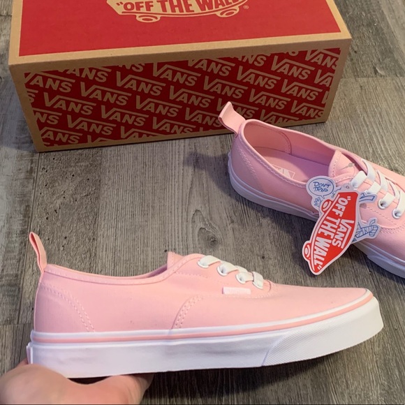 Vans authentic pink and white shoes sneakers - Picture 4 of 8